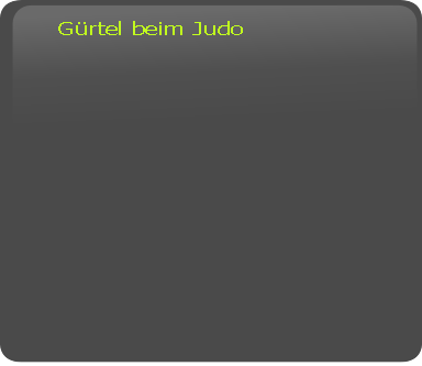 Gürtel beim Judo